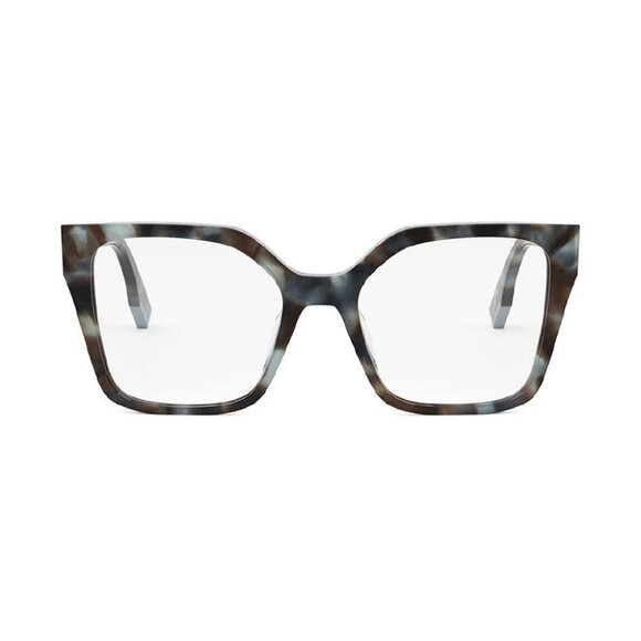 NEW FENDI EYEGLASSES FE50002I 056 WOMEN SQUARE HAVANA EYEWEAR - Picture 1 of 3